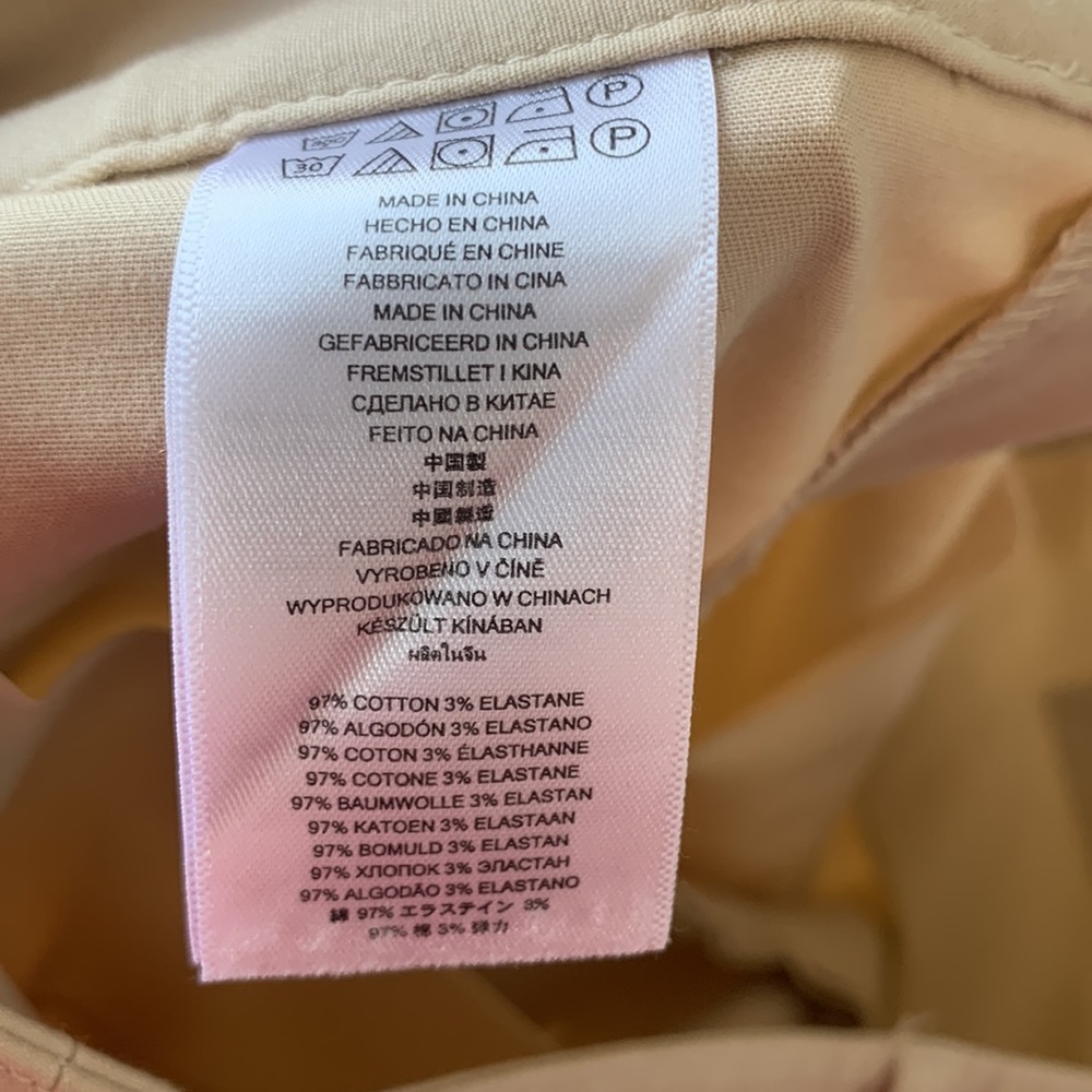 MICHAEL KORS Beige Khaki Straight Leg Capri Pants Size 10 - Picture 13 of 17